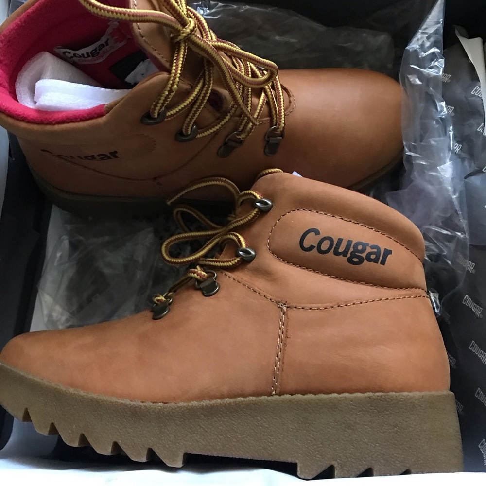 Paige Iceland Leather Waterproof Boots COUGAR